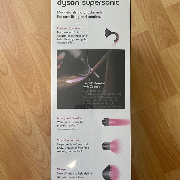 Dyson Supersonic Hair Dryer Pink Fuscia - Picture 3 of 3
